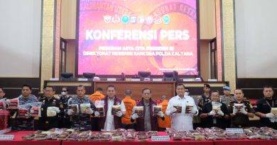 Polda Kaltara Laksanakan Konferensi Pers Sebagai Wujud Asta Cita Presiden RI: Pengungkapan Jaringan Narkoba Oleh Polda Kaltara Yang Menyelamatkan Jutaan Jiwa