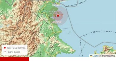 Gempa Bumi M4,8 Guncang Tarakan, Getaran Terasa Hingga Tanjung Selor dan Nunukan