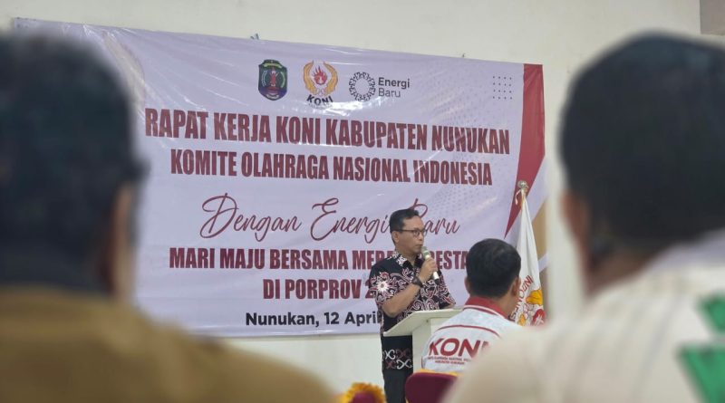 KONI Nunukan Gelar Rakerkab, Perkuat Tata Kelola dan Strategi Menuju PORPROV 2026