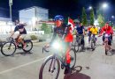Malam di Tepian Kayan, Gubernur Ikut Gowes Bareng Ratusan Warga