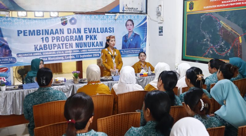 TP PKK Nunukan Perkuat Pembinaan 10 Program Pokok PKK Hingga ke Lokus