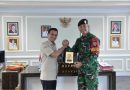 Perkuat Sinergi Pengamanan Perbatasan, Satgas Pamtas RI-Malaysia Yonkav 13/Satya Lembuawana Silaturahmi ke Bupati Nunukan