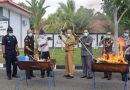 Kejaksaan Negeri Nunukan Laksanakan Kegiatan Pemusnahan Barang Bukti yang Telah Memiliki Kekuatan Hukum Tetap (Inkracht)