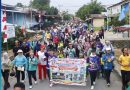 Jalan Santai di Lumbis, TP PKK Nunukan Dorong PHBS dan Germas