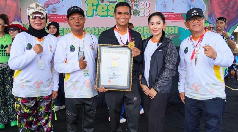 Pecahkan Rekor MURI, Senam Lukiwol Diikuti 11.020 Peserta di Nunukan